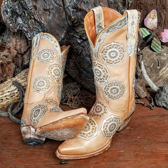 SOLD! Dan Post cowboy boots 7M - Picture 3 of 9